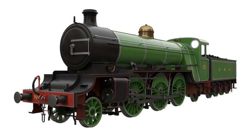 Паровоз на прозрачном фоне