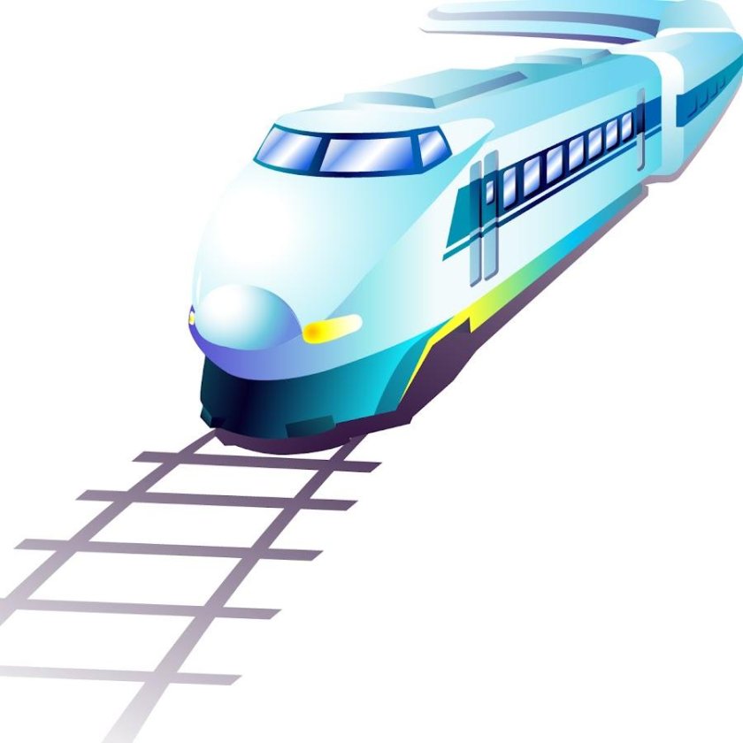 Поезд без фона