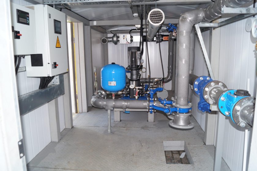 Блочно-модульная насосная станция пожаротушения