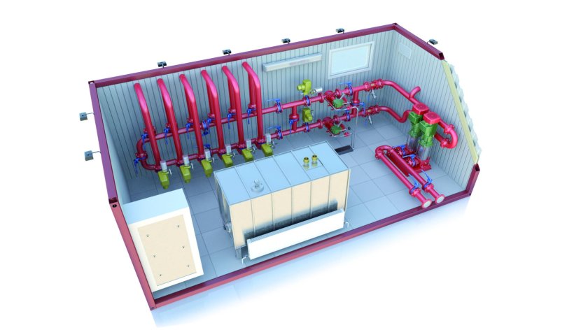 Блок бокс насосной станции