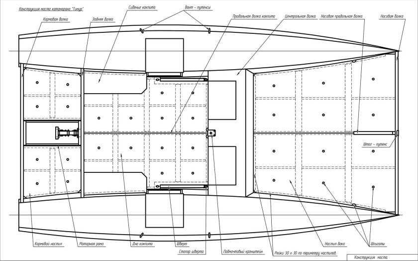 Катамаран Аргут 4 чертежи