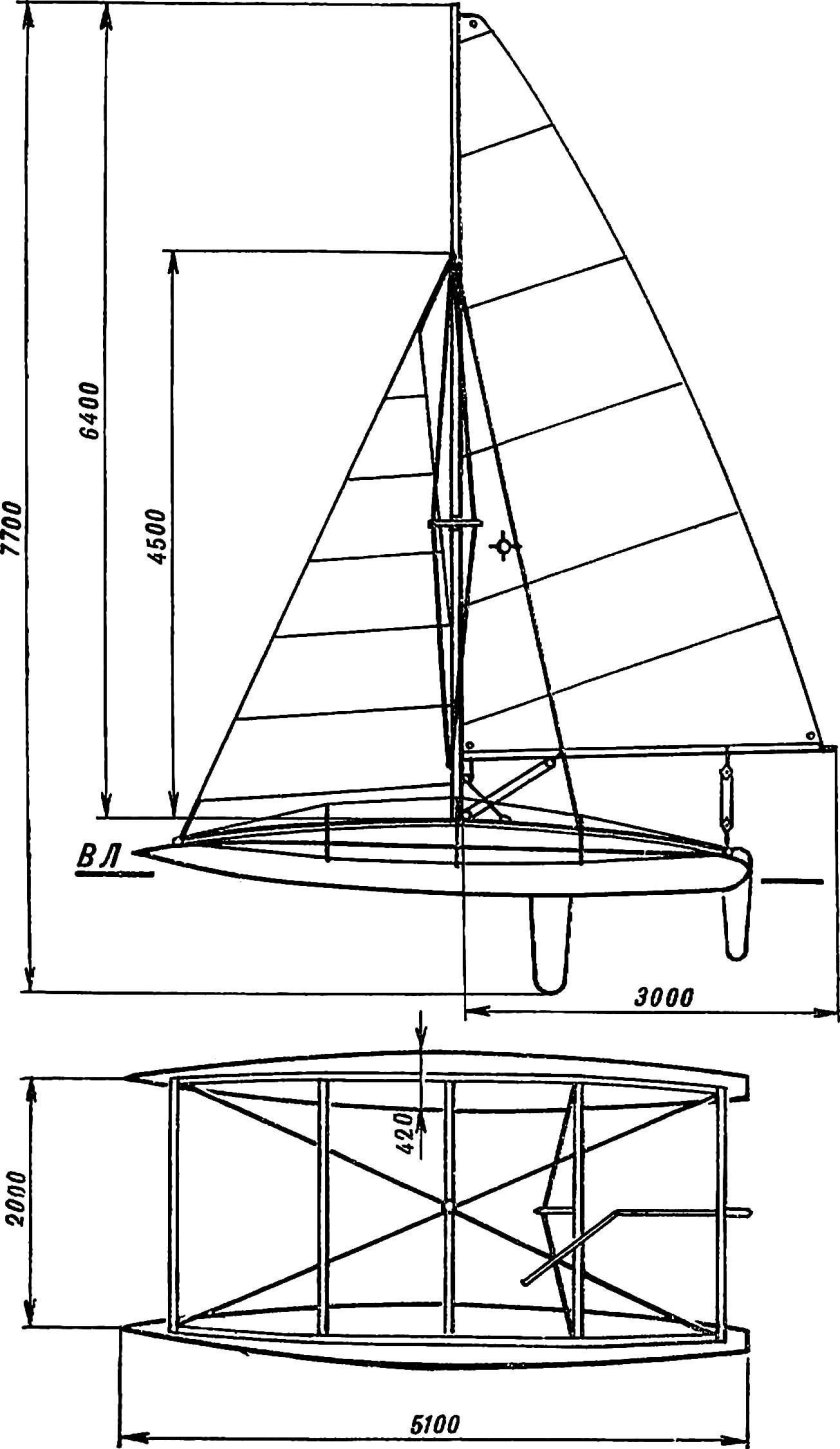 Катамаран Аргут 4 чертежи