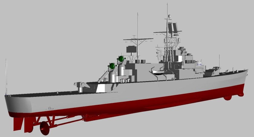 USS Bainbridge cgn25