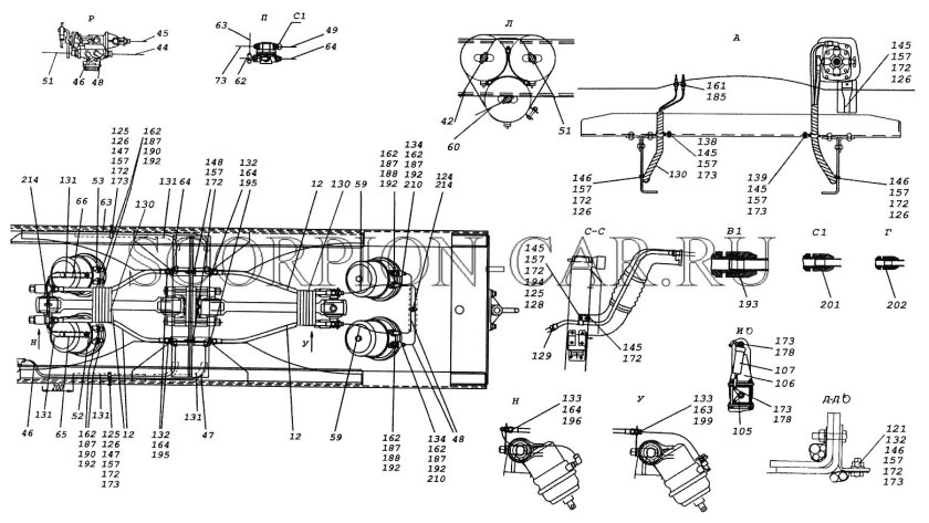 Тормозная система КАМАЗ 6520 евро 4
