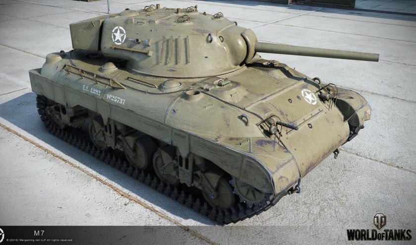Американский танк м7