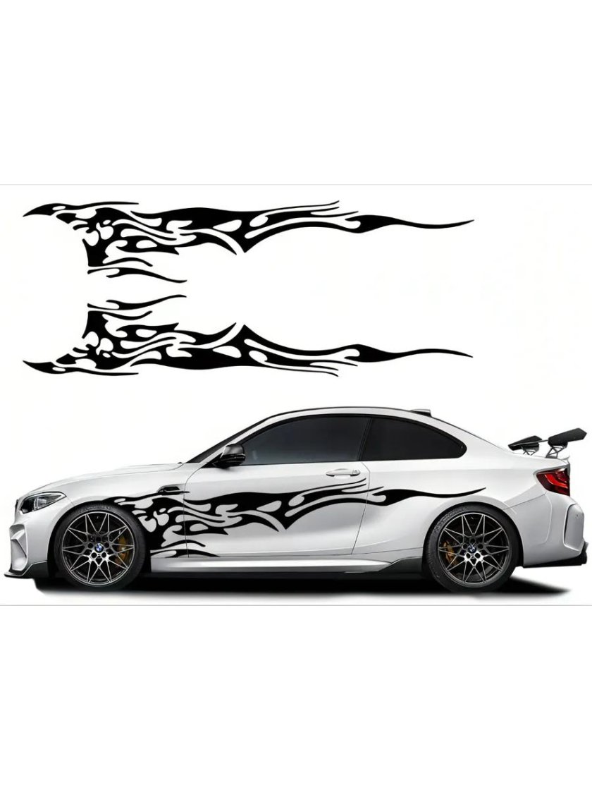 Наклейки на бок автомобиля