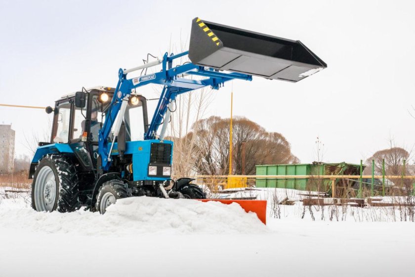 Кун большая земля на МТЗ 82