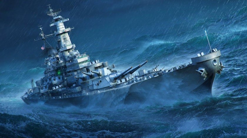 Корабль Миссури в World of Warships