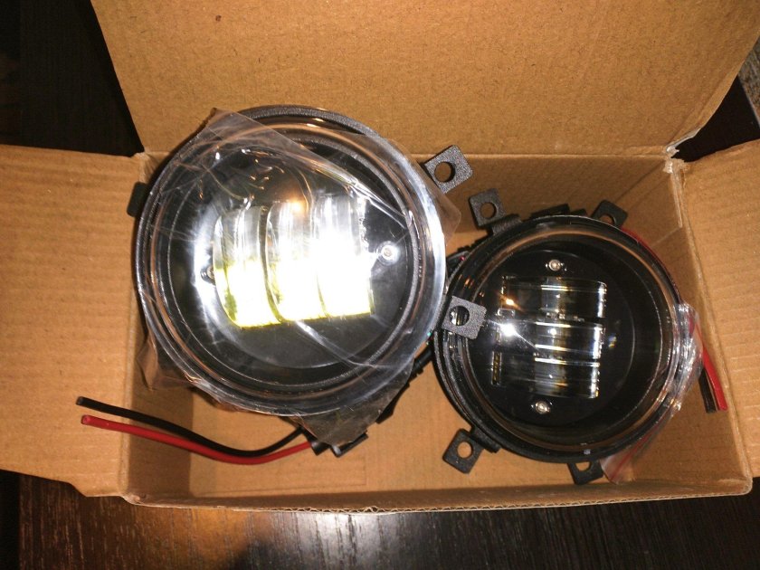 Led туманки Рено Меган 2