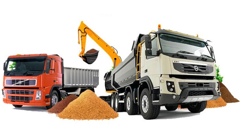 Песок щебень