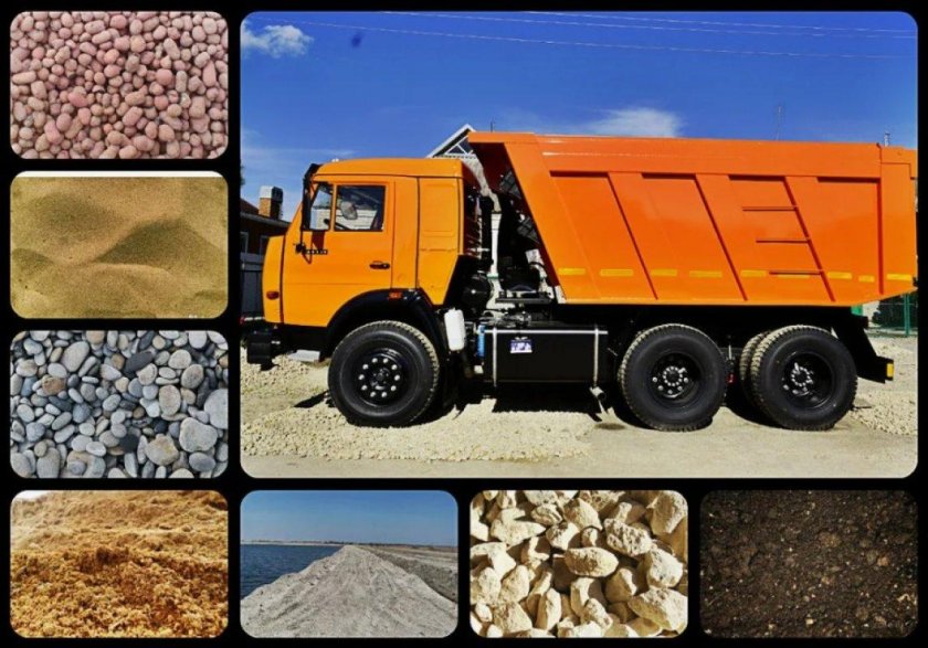 КАМАЗ 65115 10 кубов песка