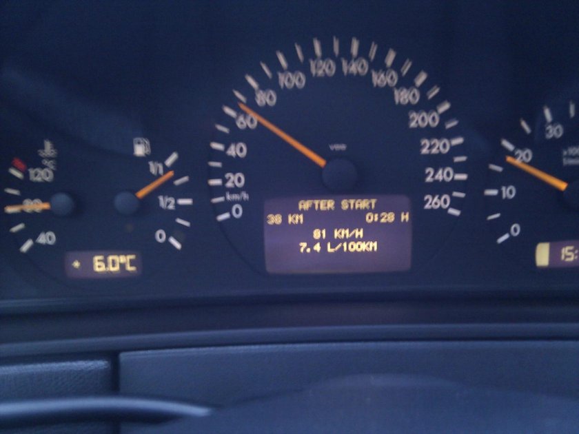 Mercedes w210 расход топлива