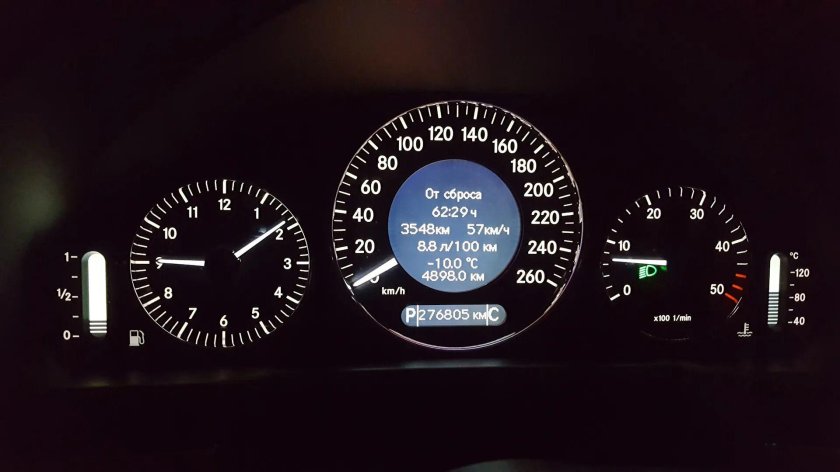 Mercedes w211 загорелась ABS ESP