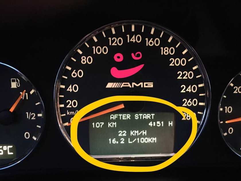 Мерседес е 210 индикатор топлива полный бак