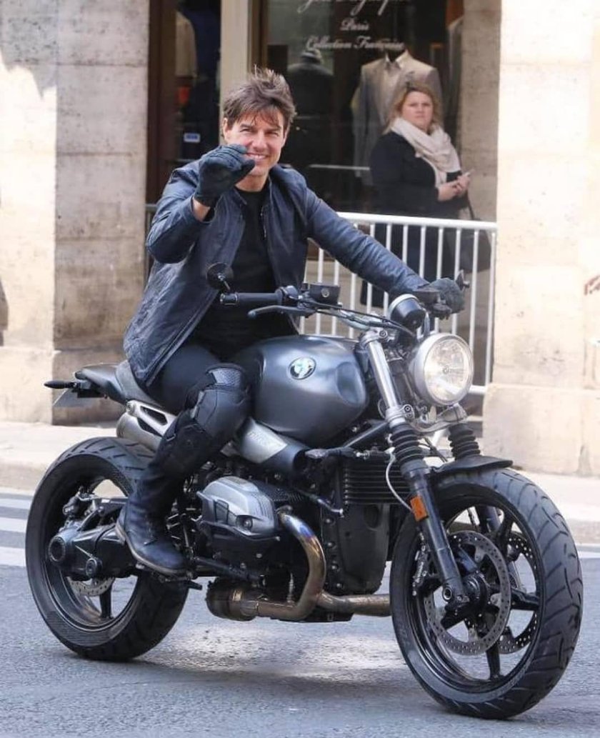 Миссия невыполнима том Круз на мотоцикле