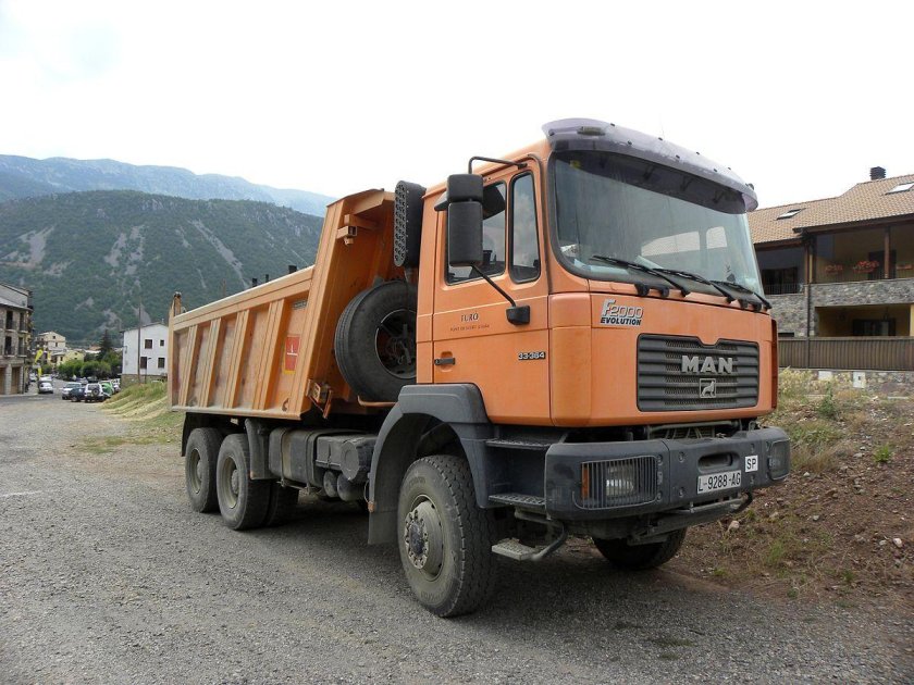 Man f2000 самосвал