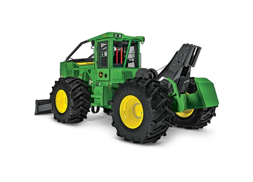 Трелевочный трактор John Deere