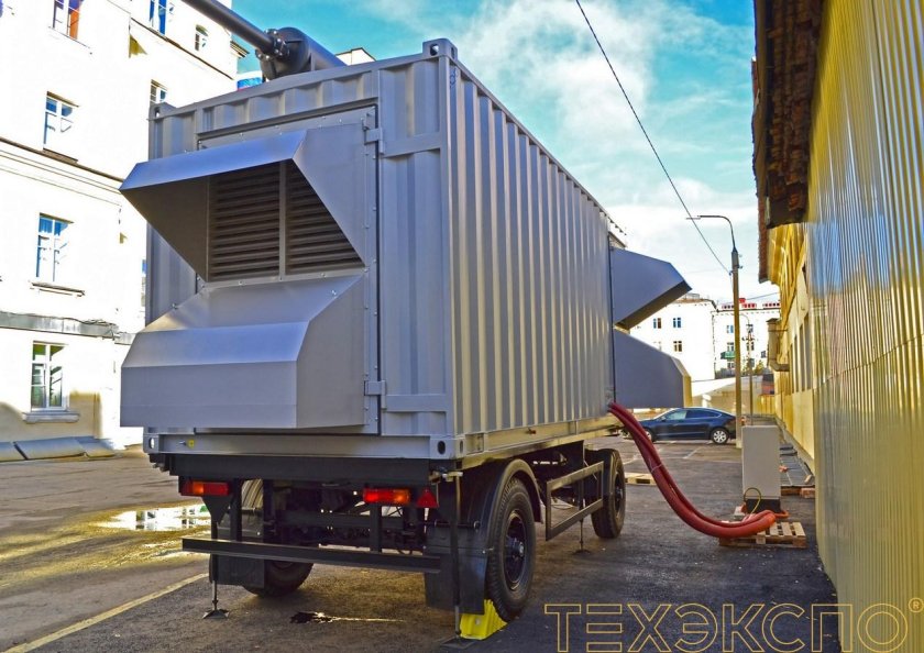 ДГУ В контейнере на шасси