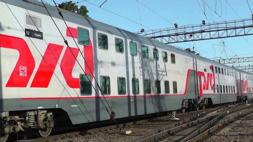 2 Этажный поезд Санкт-Петербург Москва