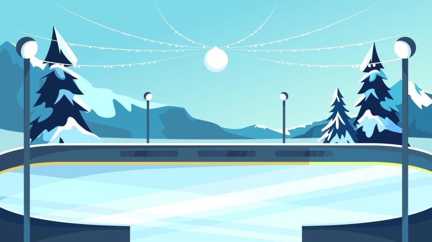 Каток рисунок