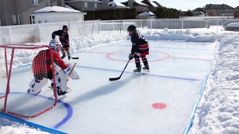 Backyard Rink Hockey