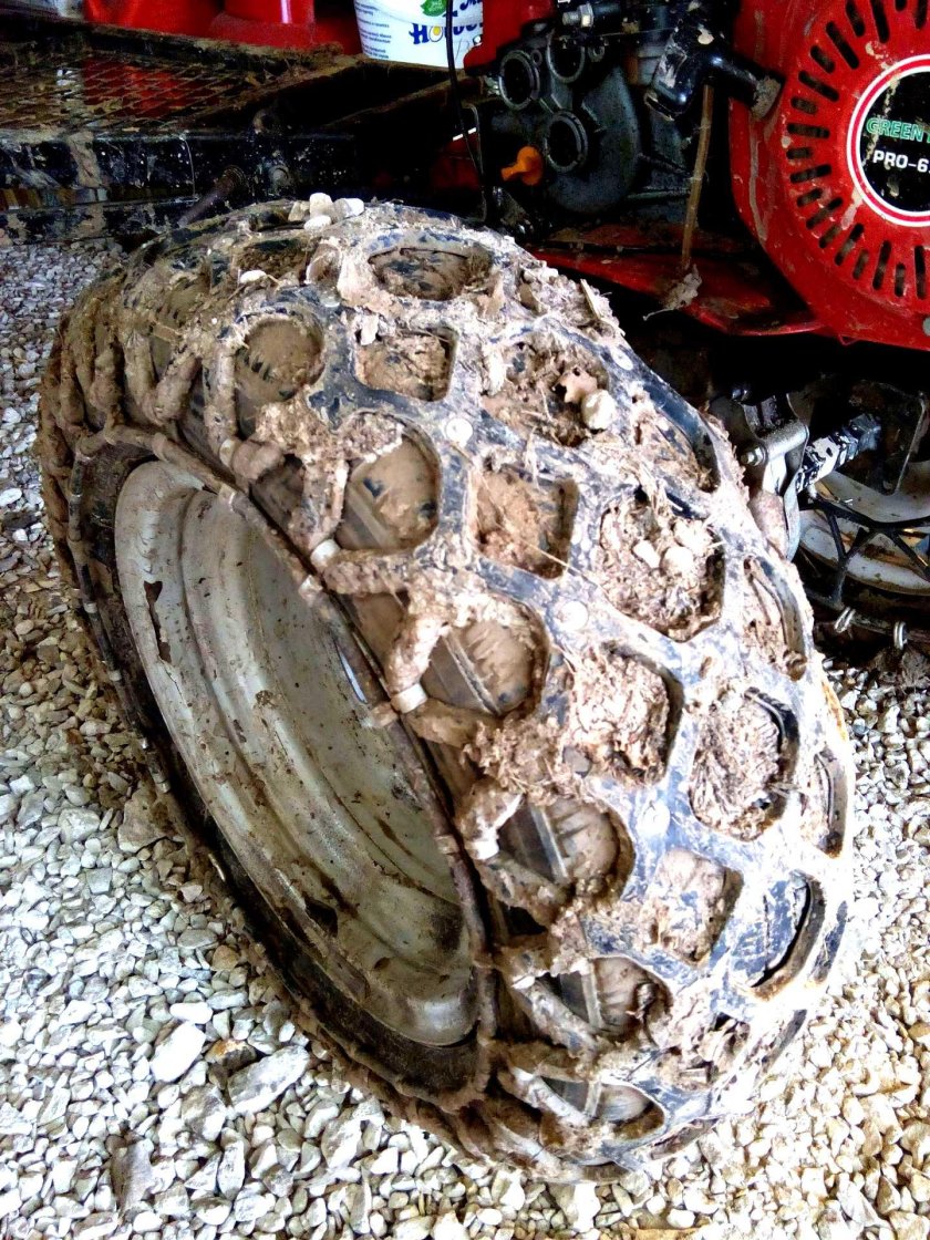 Цепи на колеса мотоблока