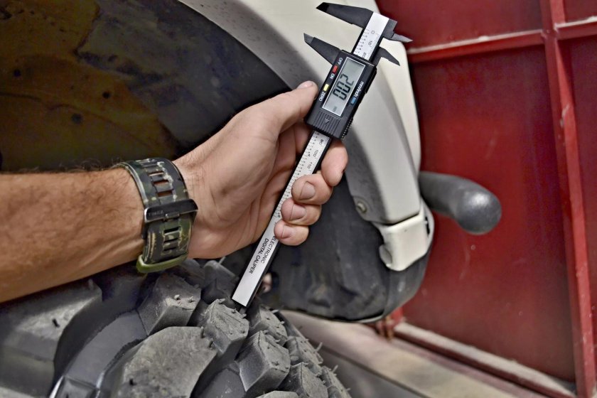 Сафари 500 глубина протектора