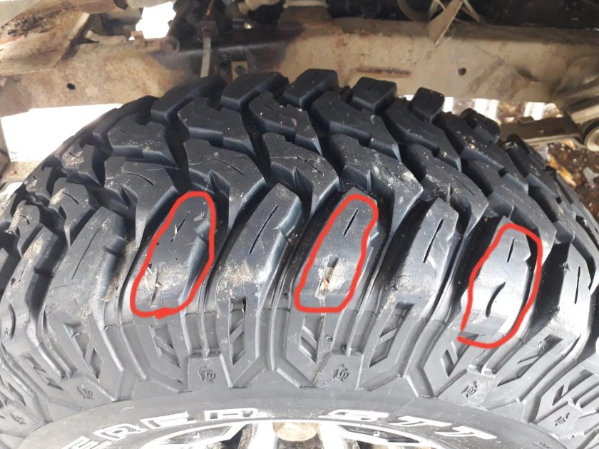 Нарезка шины УАЗ 469