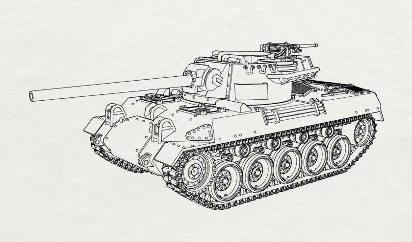 M18 Hellcat чертежи