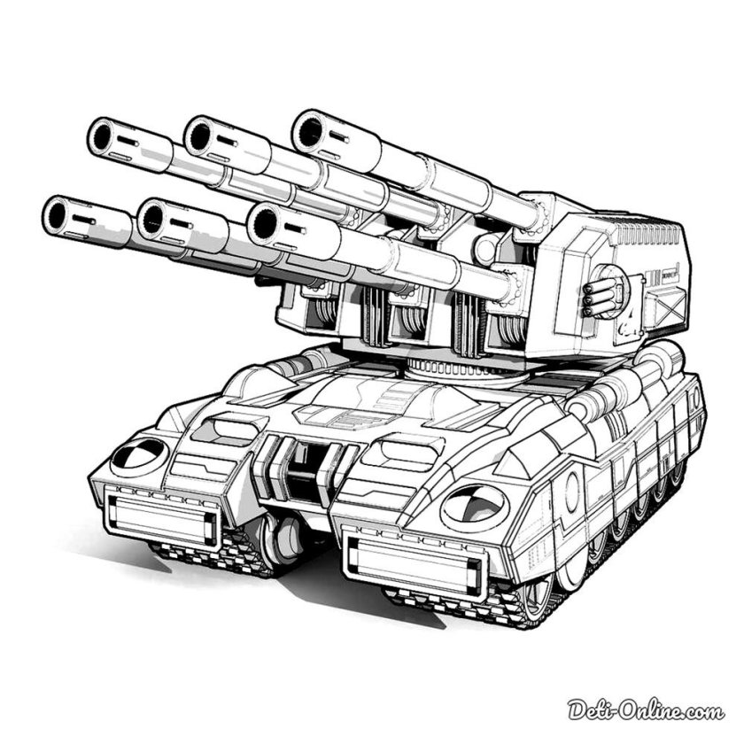 Раскраски танки из мультика