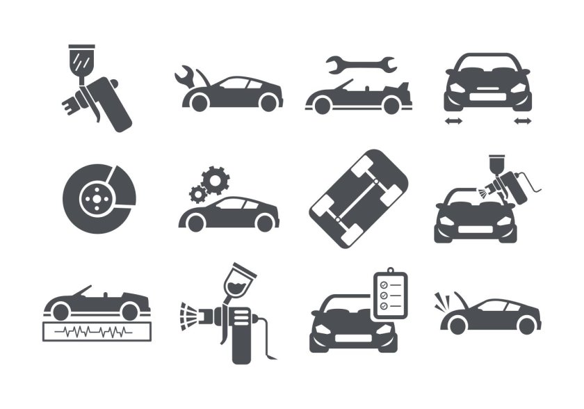 Значок автосервиса