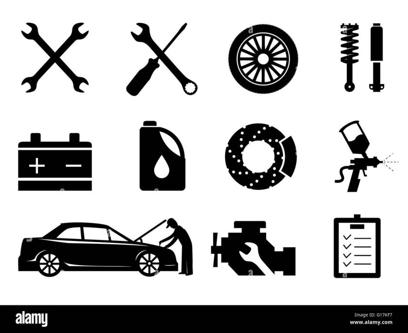 Значок автосервиса