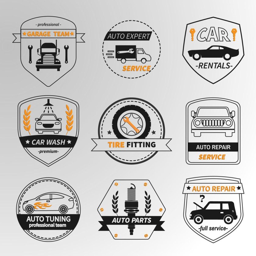 Логотип автомастерской