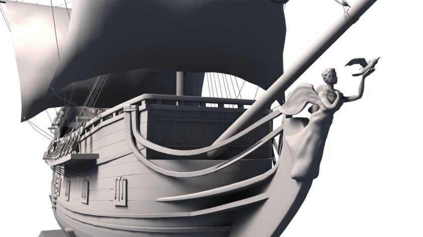 Гальюнная фигура черной Жемчужины