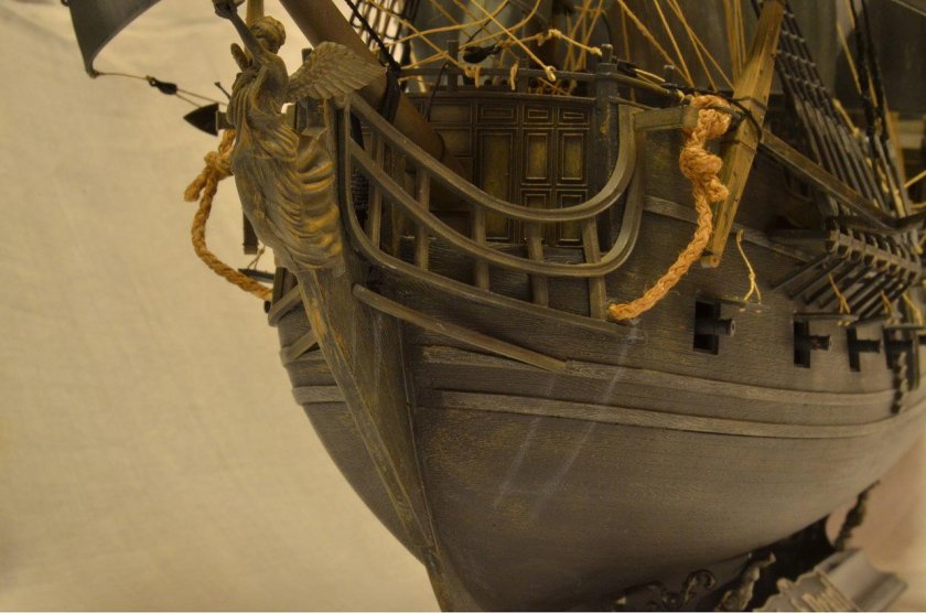 Гальюнная фигура корабля черная Жемчужина