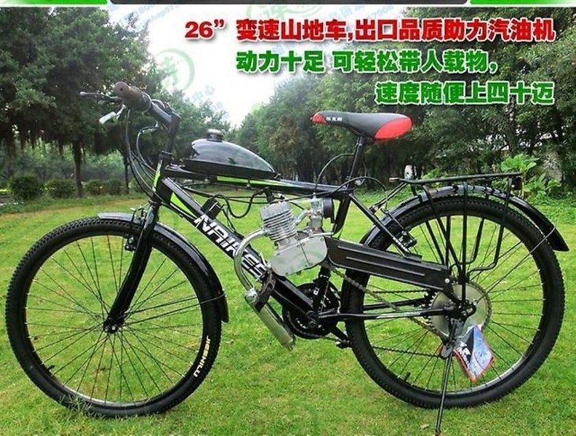 Веломотор f100 для велосипеда