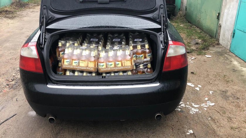 Полный багажник пива