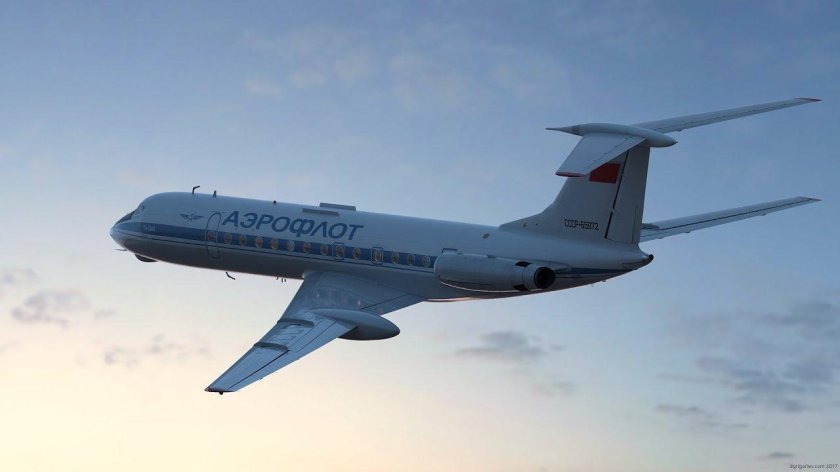 Самолет Туполев ту-134