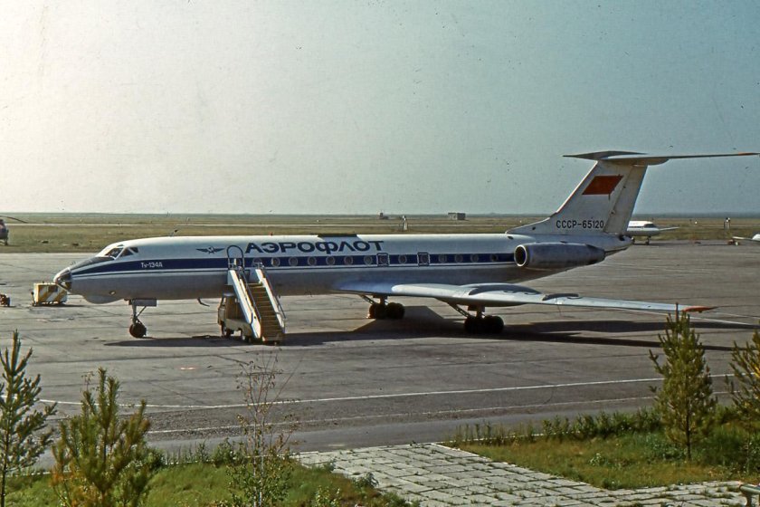 Самолёт ту 134 Аэрофлот