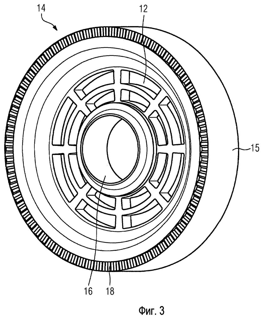 Лопаточный ротор на чертеже