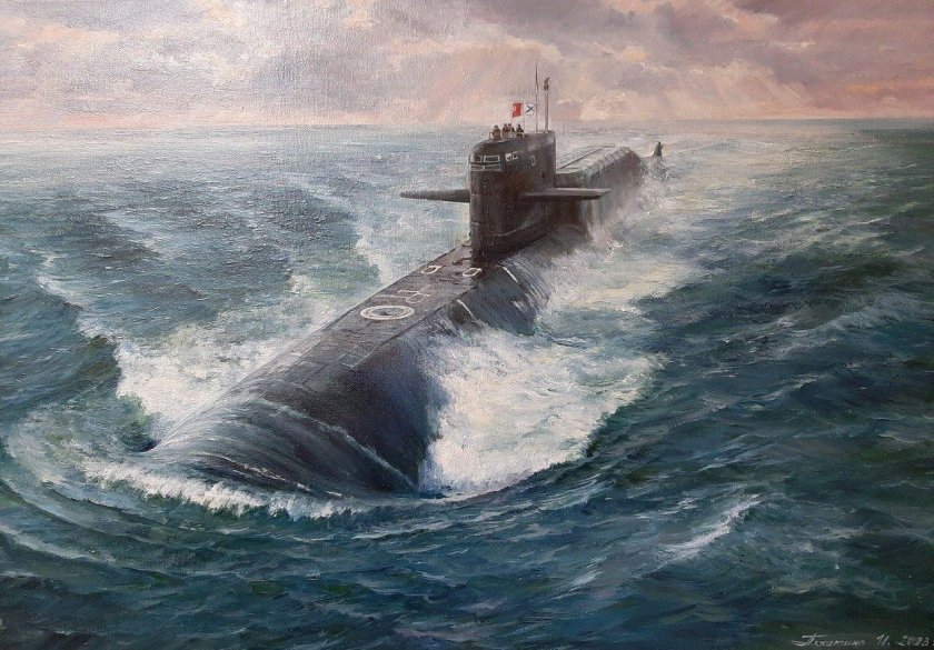Атомная подводная лодка Юрий Долгорукий