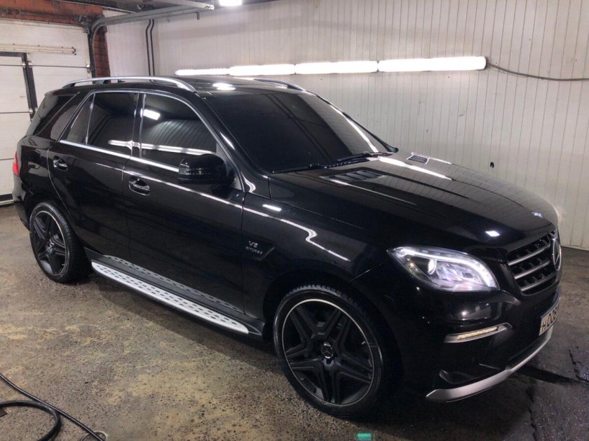 Мерседес w166 черный