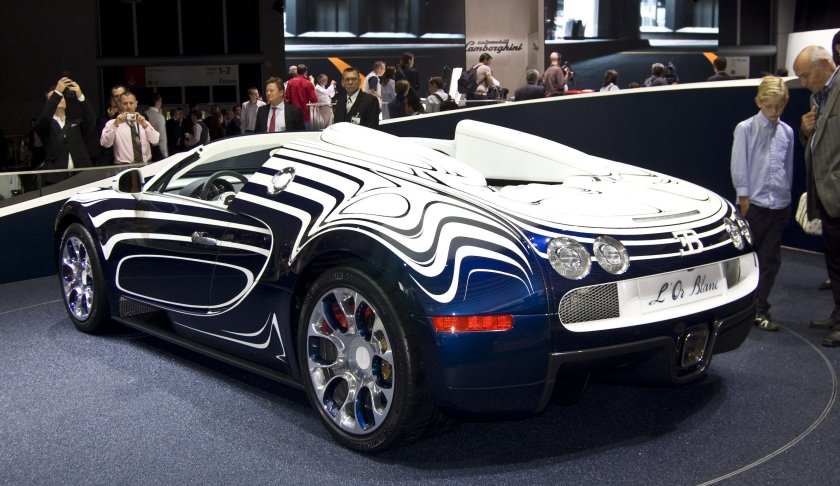 Bugatti Veyron 16.4 Grand Sport l'or Blanc