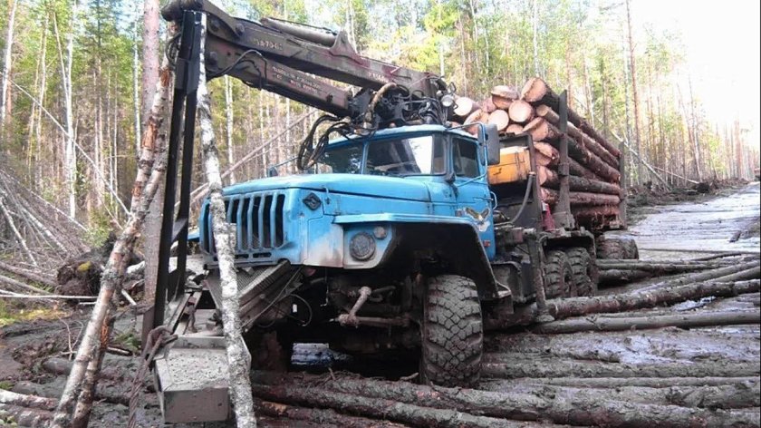 Урал 4320 лесовоз сортиментовоз