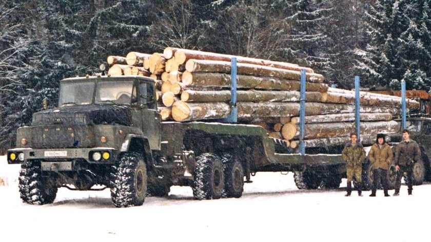 КРАЗ 260 лесовоз