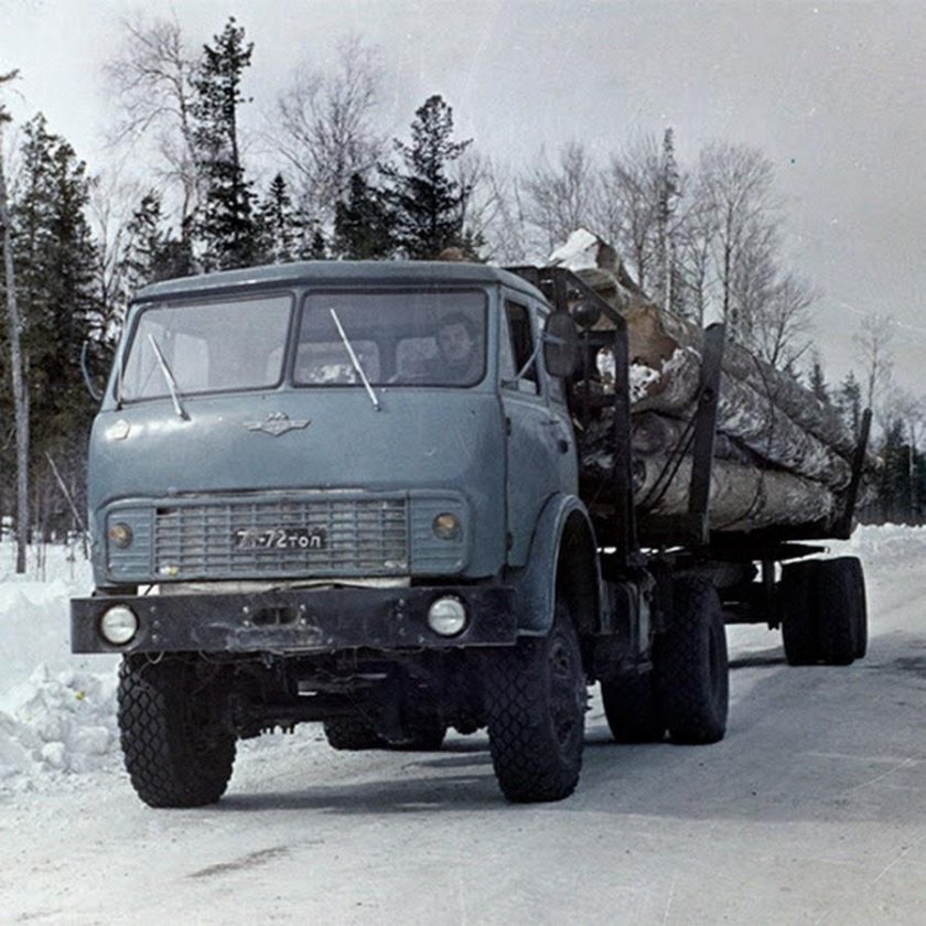 МАЗ 500 лесовоз