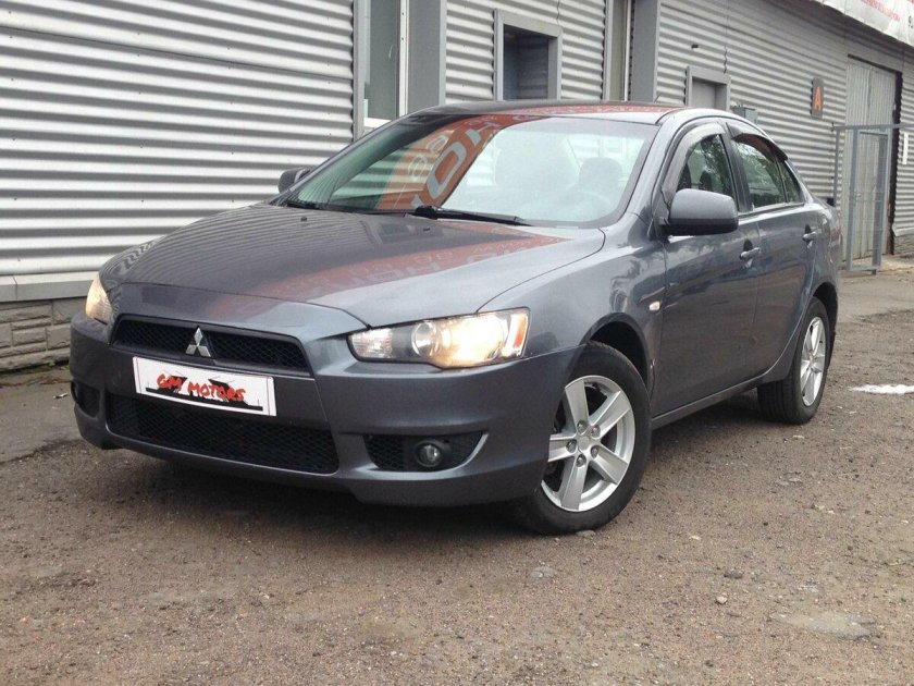Mitsubishi Lancer, 2008 серый