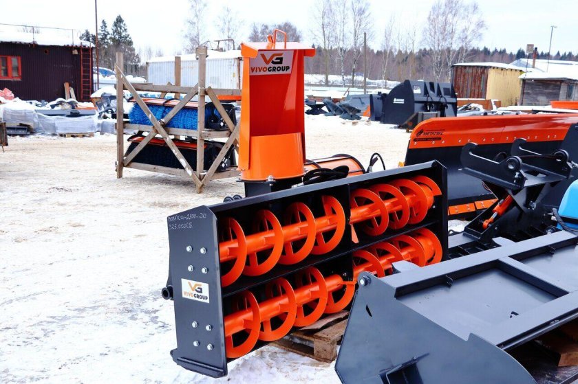 Снегометатель шнекороторный