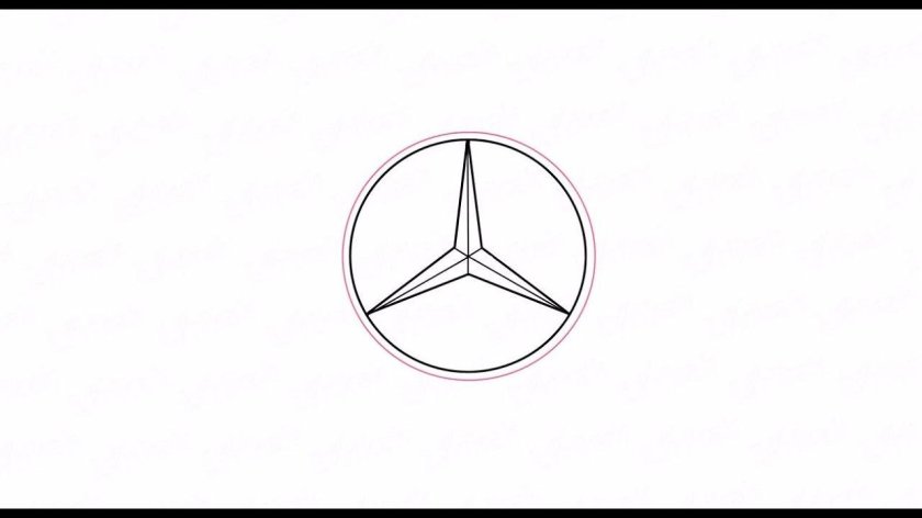 Рисунок логотипа карандашом