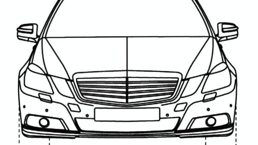 Мерседес w212 чертеж